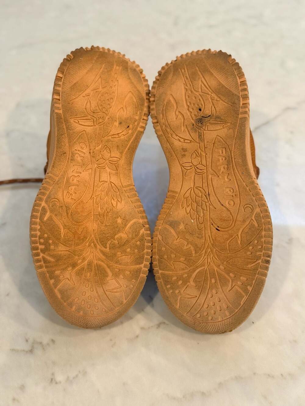 Farm Rio Apólo Platform Sneakers in Tan Size 6 - Picture 6 of 10